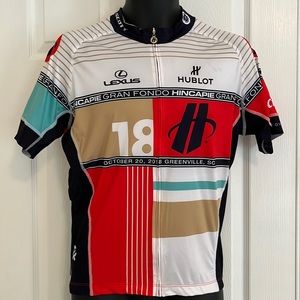 Hincapie Sportswear Mens L Cycling Jersey 2018 Gran Fondo Greenville SC